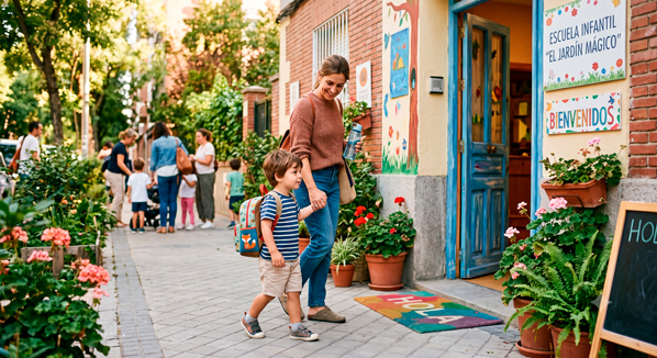 periodo de adaptación infantil - primer día de guardería